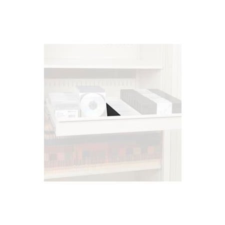 Datum Filing Systems Rotary File Cabinet Components, 3" Media Divider (Each), Black XL-MD3-T25